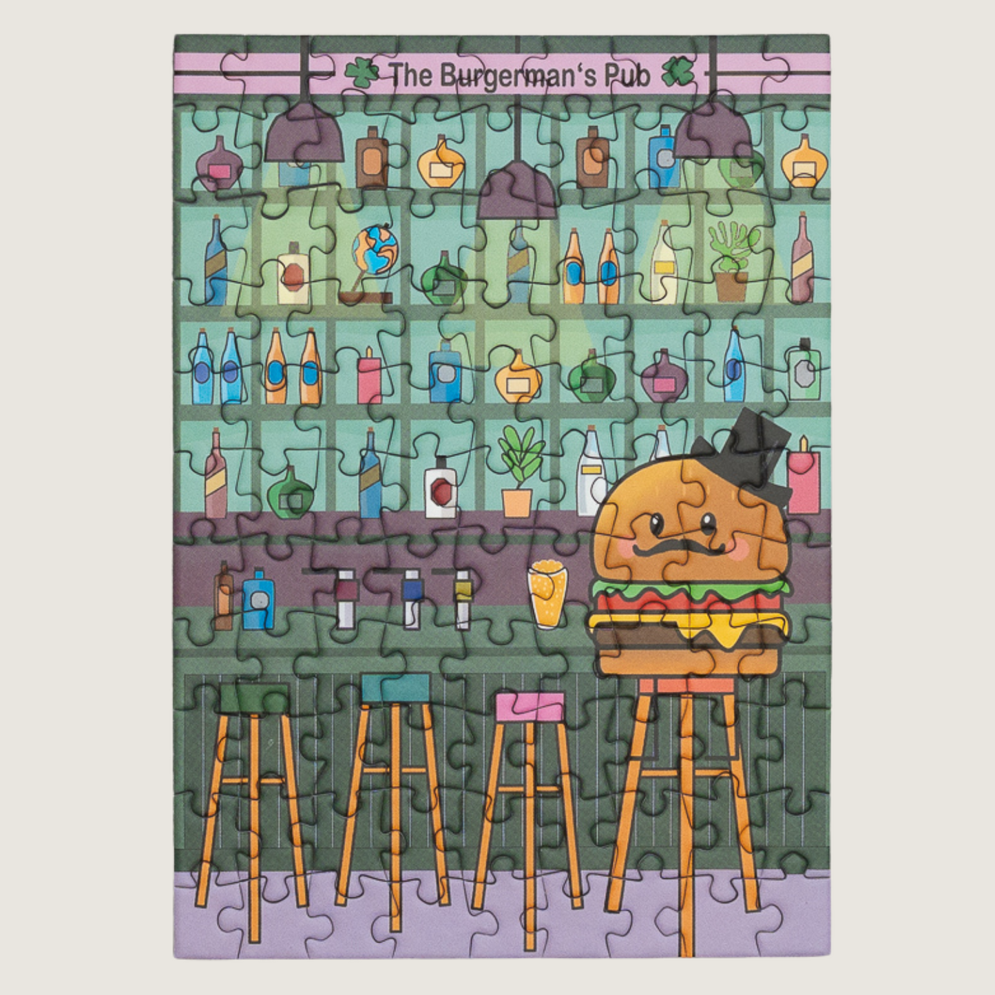 BURGERMAN'S PUB, 99 Teile Mini Puzzle, VE 5