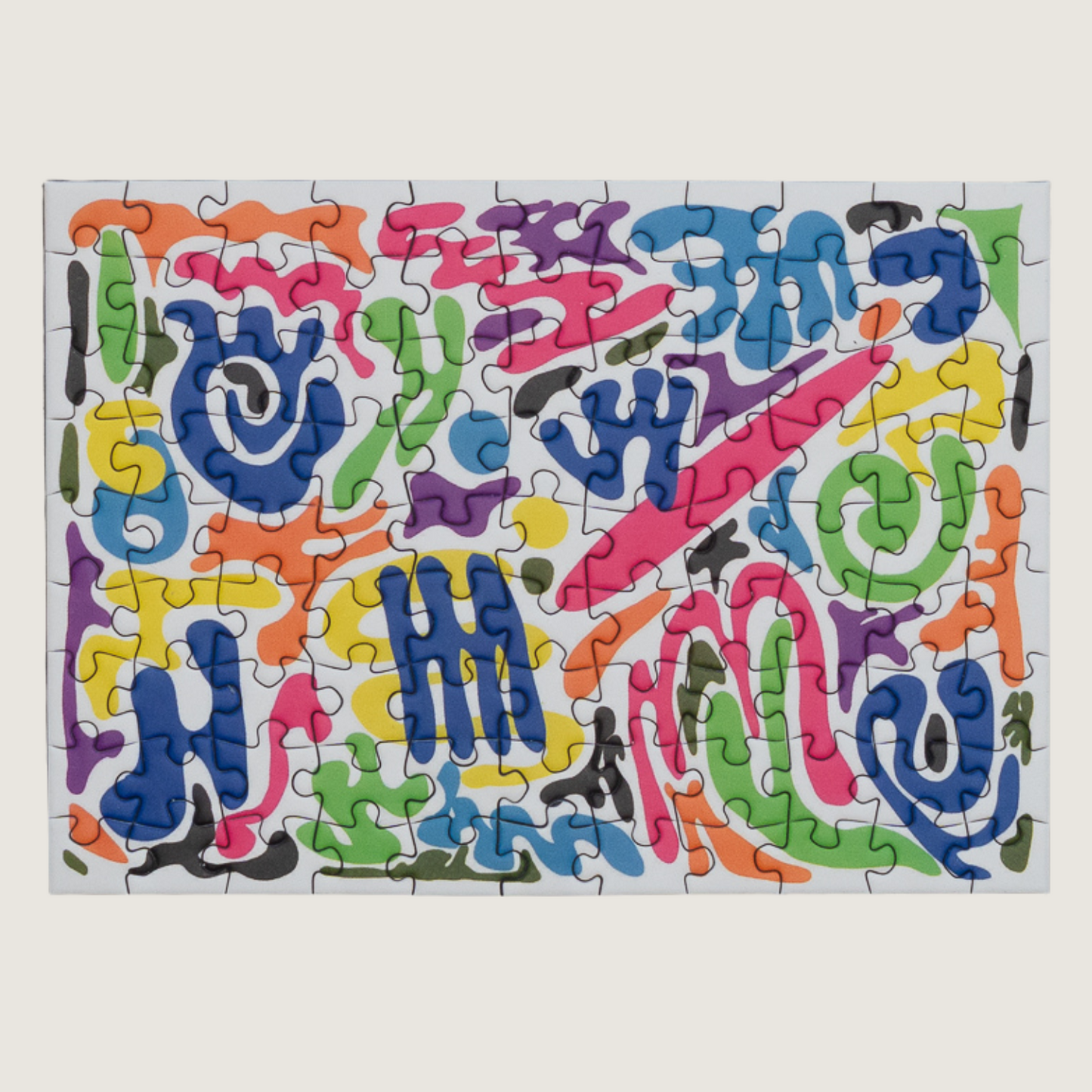 COLORFUL SPLASH, 99 Teile Mini Puzzle, VE 5