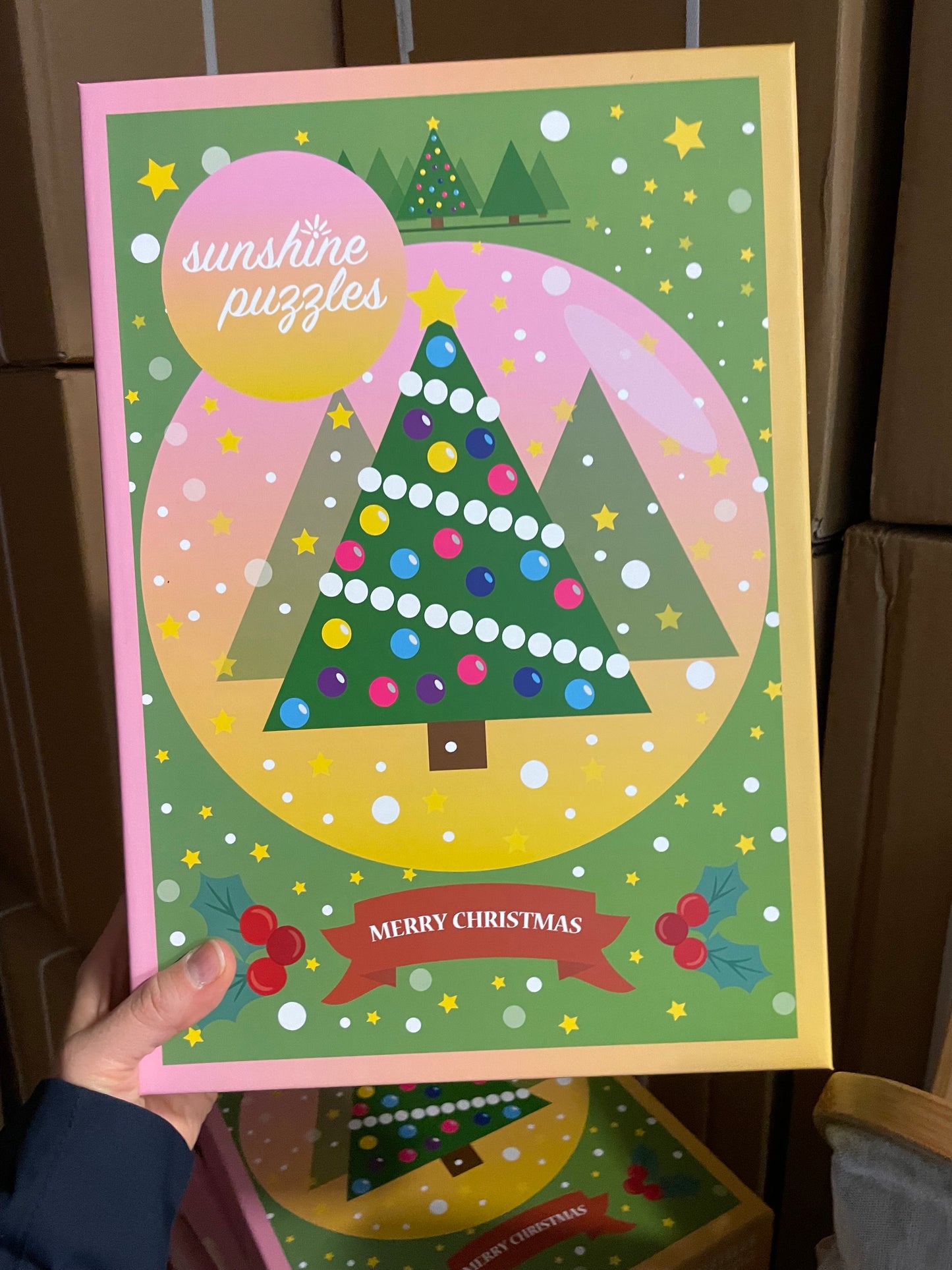 Merry Christmas, 1000 Teile Puzzle, VE 3