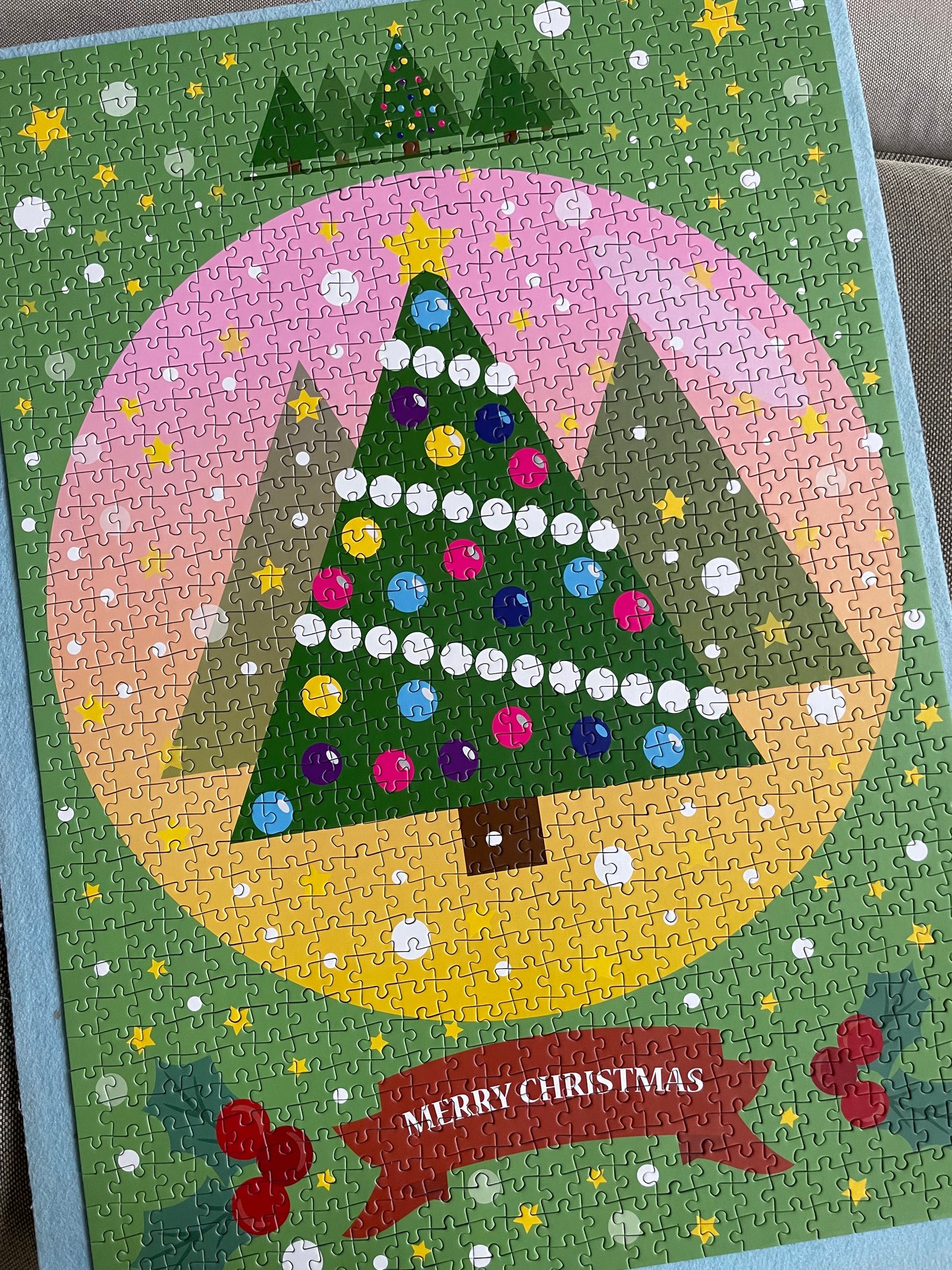 Merry Christmas, 1000 Teile Puzzle, VE 3