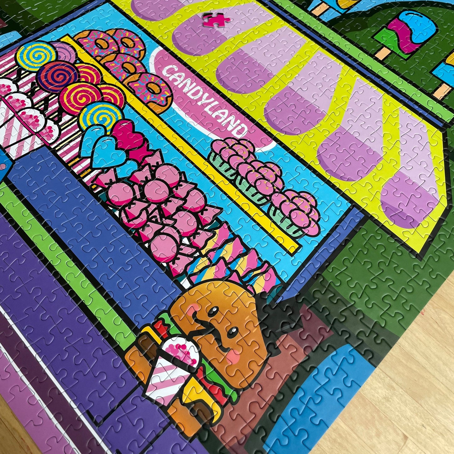 Motiv Candyland, Premium puzzle für Erwachsene