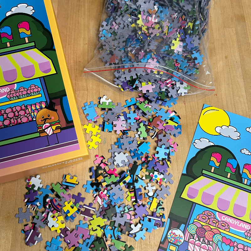 Sunshine Puzzles Candyland 1000 Teile Puzzle