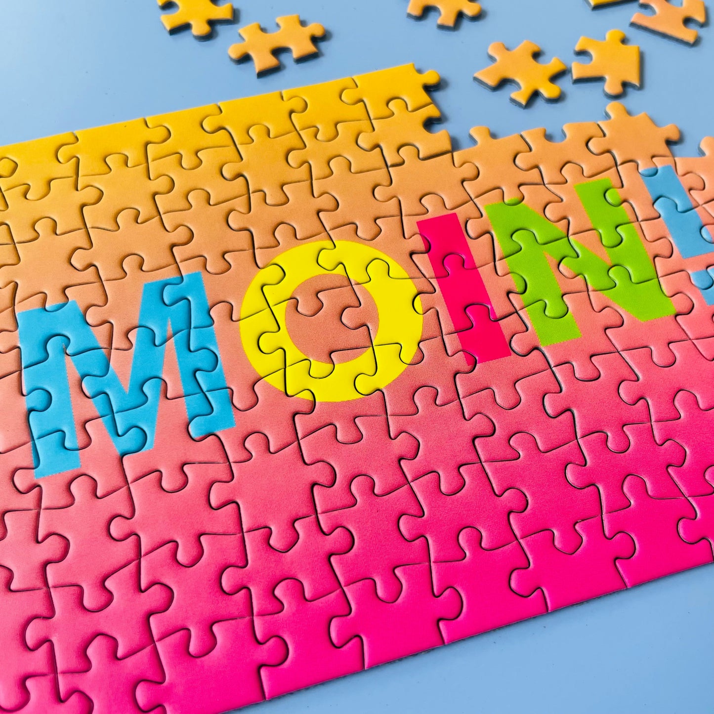 Hamburger Puzzle Postkarte Motiv Moin, Moin, Puzzle Karte, Hamburg, das perfekte Geschenk