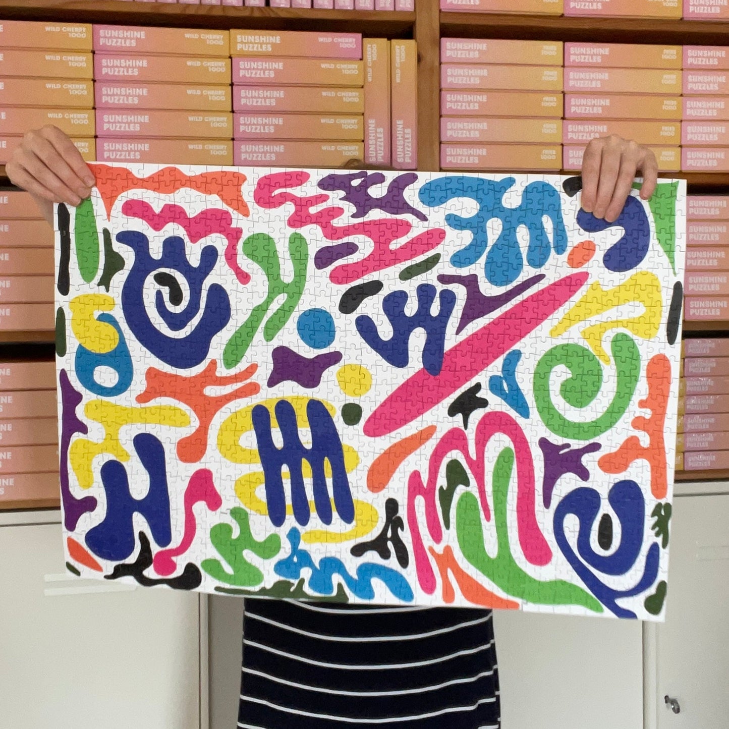 Erwachsenen Puzzle Motiv Colorful Splash