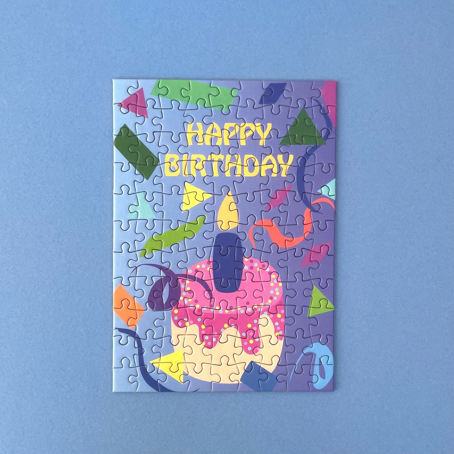 Happy Birthday Puzzle Karte, das ideale Geschenk