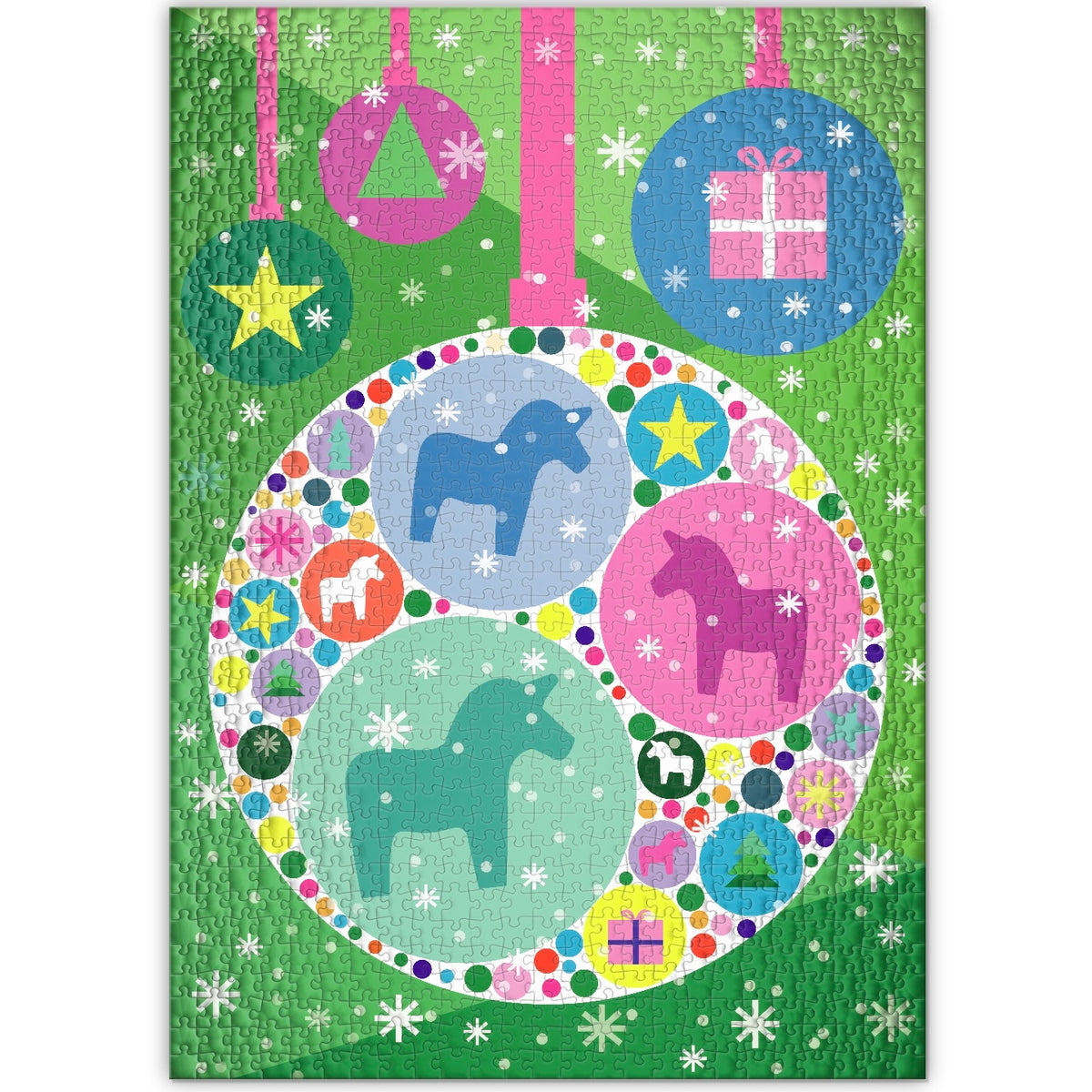Dala Christmas 1000 Teile Puzzle - Mit kleinen Schönheitsfehlern
