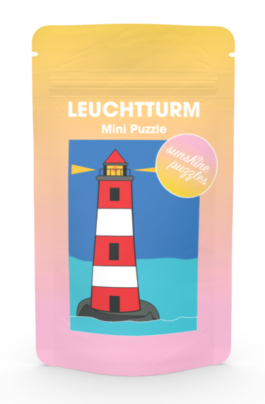 Leuchtturm, 99 Teile Mini Puzzle, VE 5