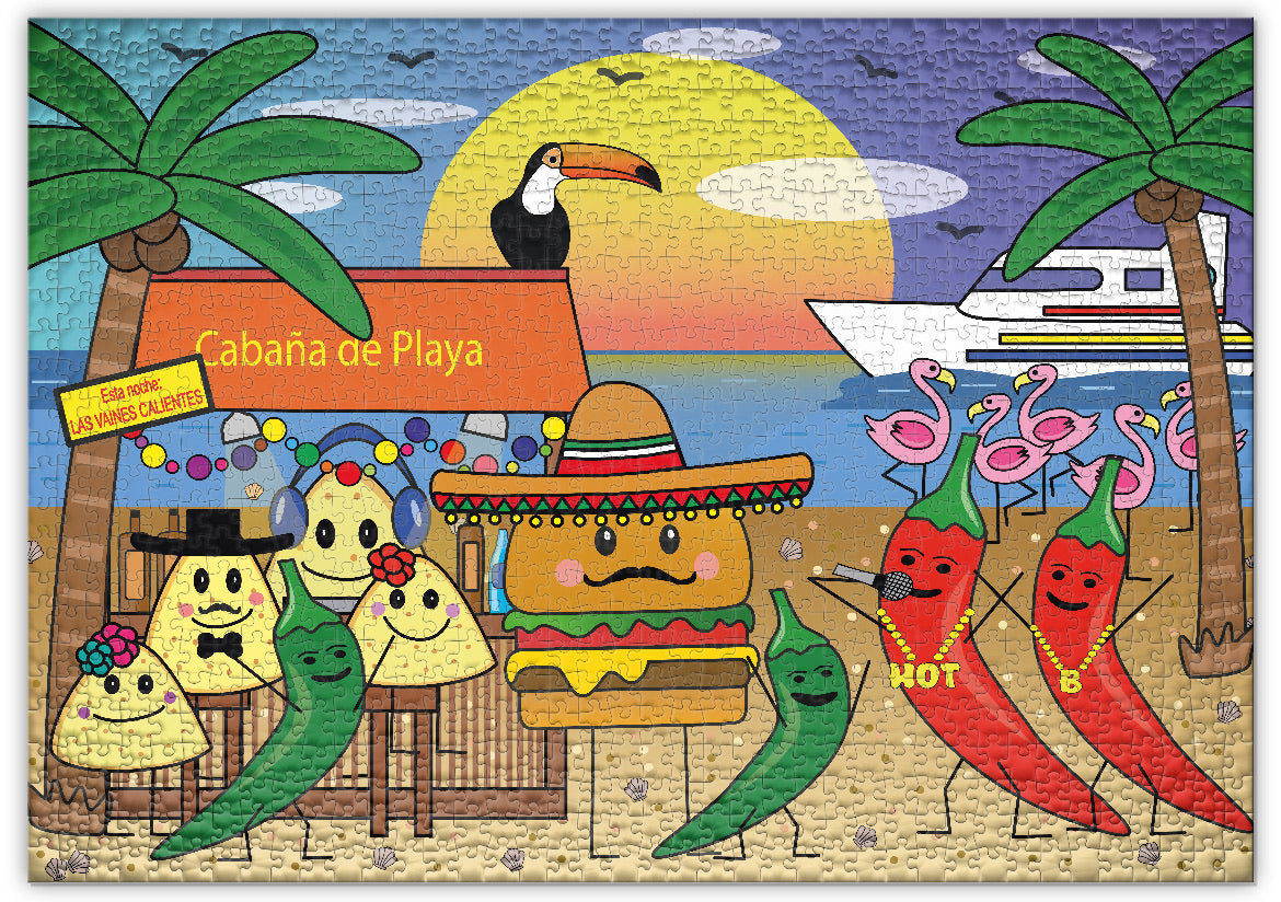 Cabana de Playa, neues Puzzle von Sunshine Puzzles für Erwachsene