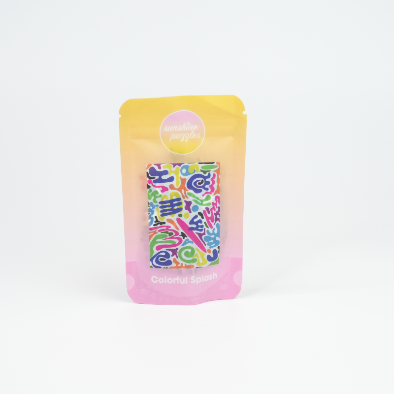 COLORFUL SPLASH, 99 Teile Mini Puzzle