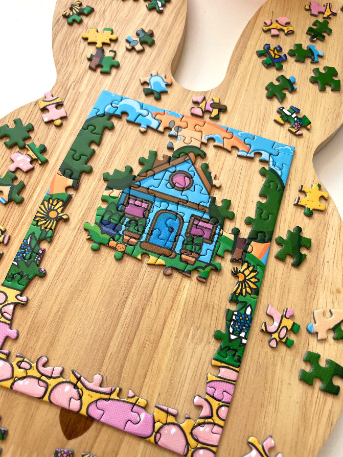 HOME SWEET HOME, 99 piece mini puzzle 