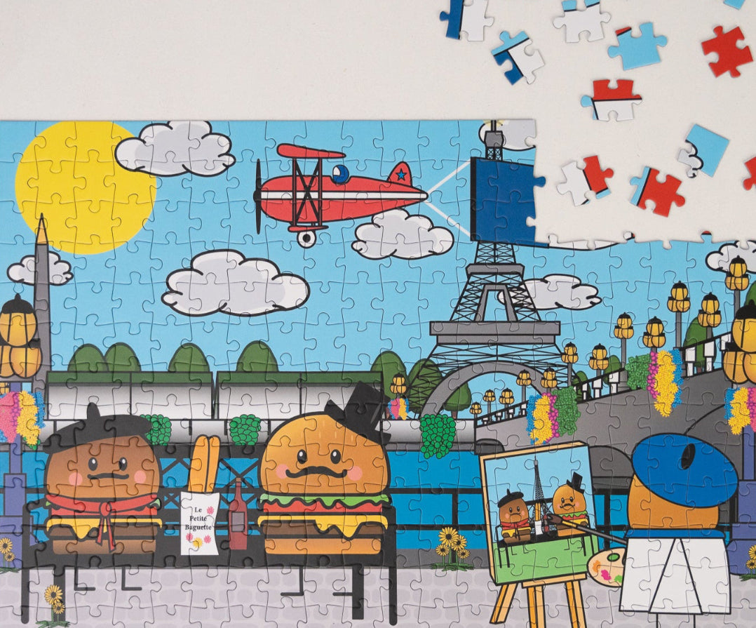 HOME SWEET HOME/ PARIS, 2x 260 Teile Puzzles
