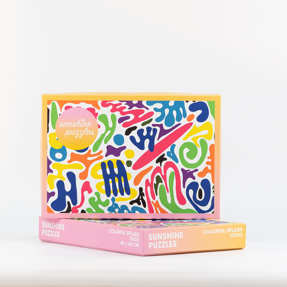 COLORFUL SPLASH, 1000 Teile Puzzle - imperfect Box